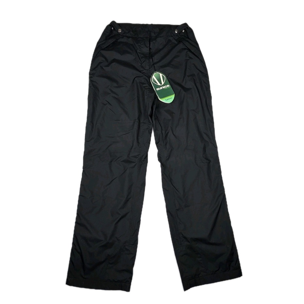 Sunice Golf Pants Typhoon Windproof Waterproof Rain Mens Size Large Black New